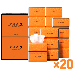 Botare 20-pack Joyful Orange Facial Tissues