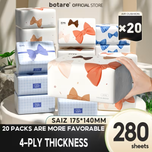 Botare Bow Embossed Series Facial Tissue